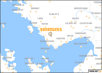 map of San Andres
