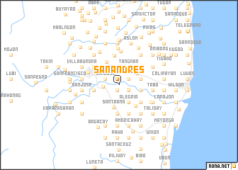 map of San Andres