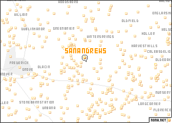 map of Sanandrews