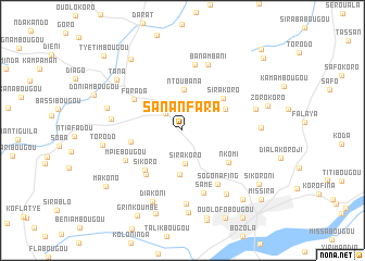 map of Sananfara