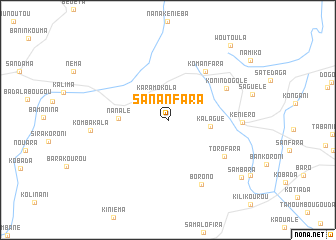 map of Sananfara