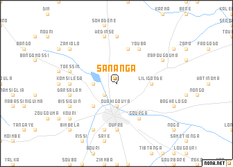 map of Sananga