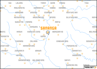 map of Sananga