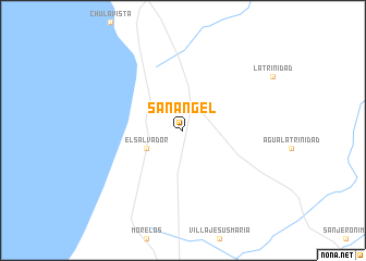 map of San Angel