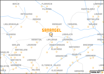 map of San Ángel