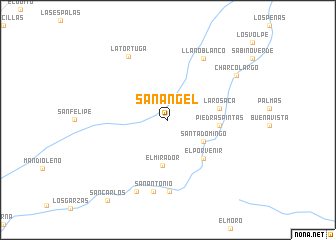 map of San Ángel