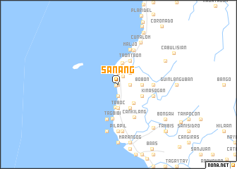 map of Sanang