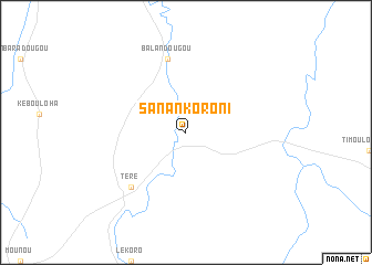 map of Sanankoroni