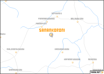 map of Sanankoroni