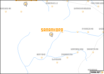 map of Sanankoro