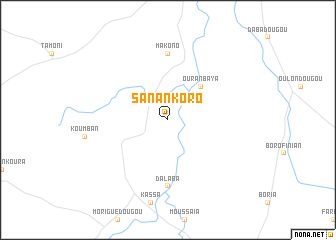 map of Sanankoro