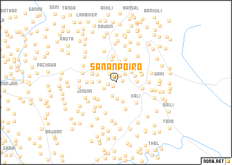 map of Sananpoiro