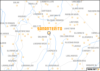 map of San Anterito