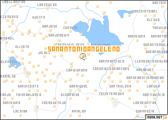 map of San Antonio Angeleño