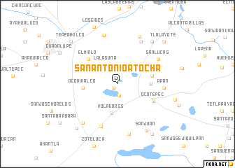 map of San Antonio Atocha