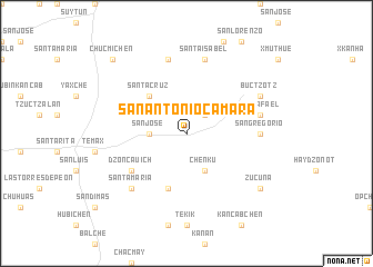 map of San Antonio Cámara