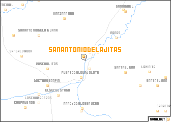 map of San Antonio de Lajitas