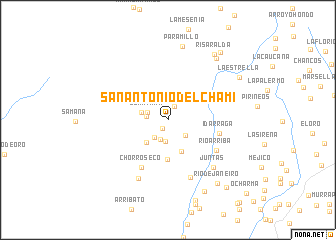 map of San Antonio del Chamí