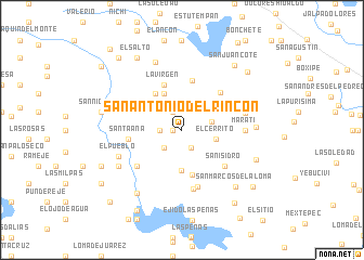 map of San Antonio del Rincón