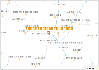 map of San Antonio de Tamanaco