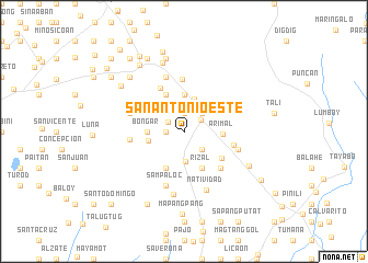 map of San Antonio Este