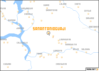 map of San Antonio Guají