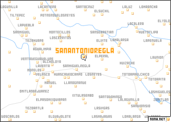 map of San Antonio Regla