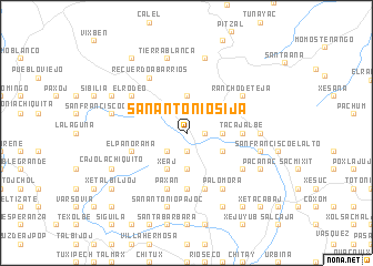 map of San Antonio Sija