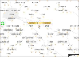 map of San Antonio Xiol