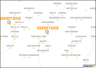 map of San Antonio