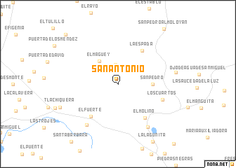 map of San Antonio