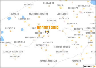 map of San Antonio