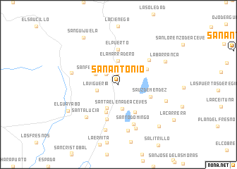 map of San Antonio