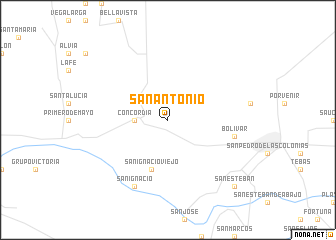 map of San Antonio