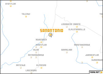 map of San Antonio