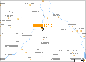 map of San Antonio