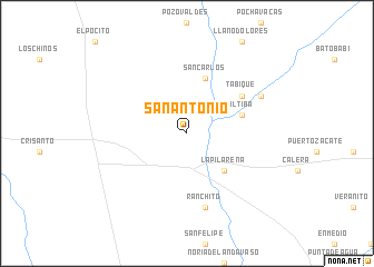 map of San Antonio