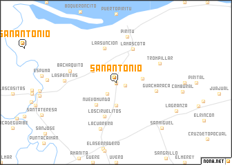 map of San Antonio