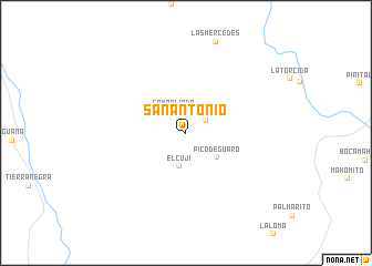 map of San Antonio