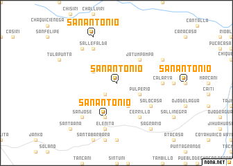 map of San Antonio