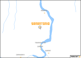 map of San Antonio