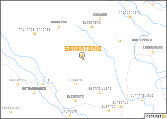 map of San Antonio