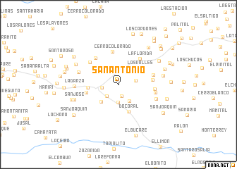 map of San Antonio