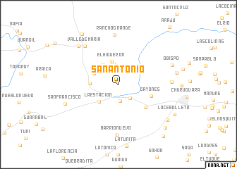 map of San Antonio