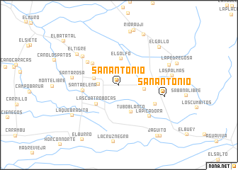 map of San Antonio