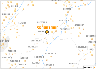 map of San Antonio