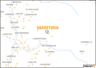 map of San Antonio