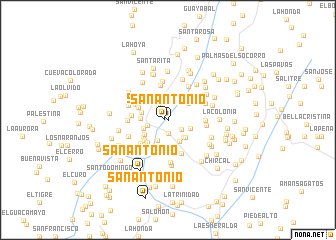 map of San Antonio