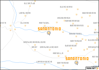 map of San Antonio