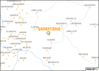 map of San Antonio